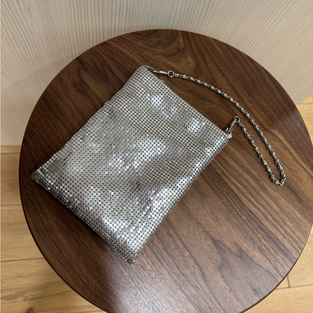 Silver Chainmail Evening Bag